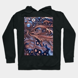 Other Worldly Designs- nebulas, stars, galaxies, planets with feathers Hoodie